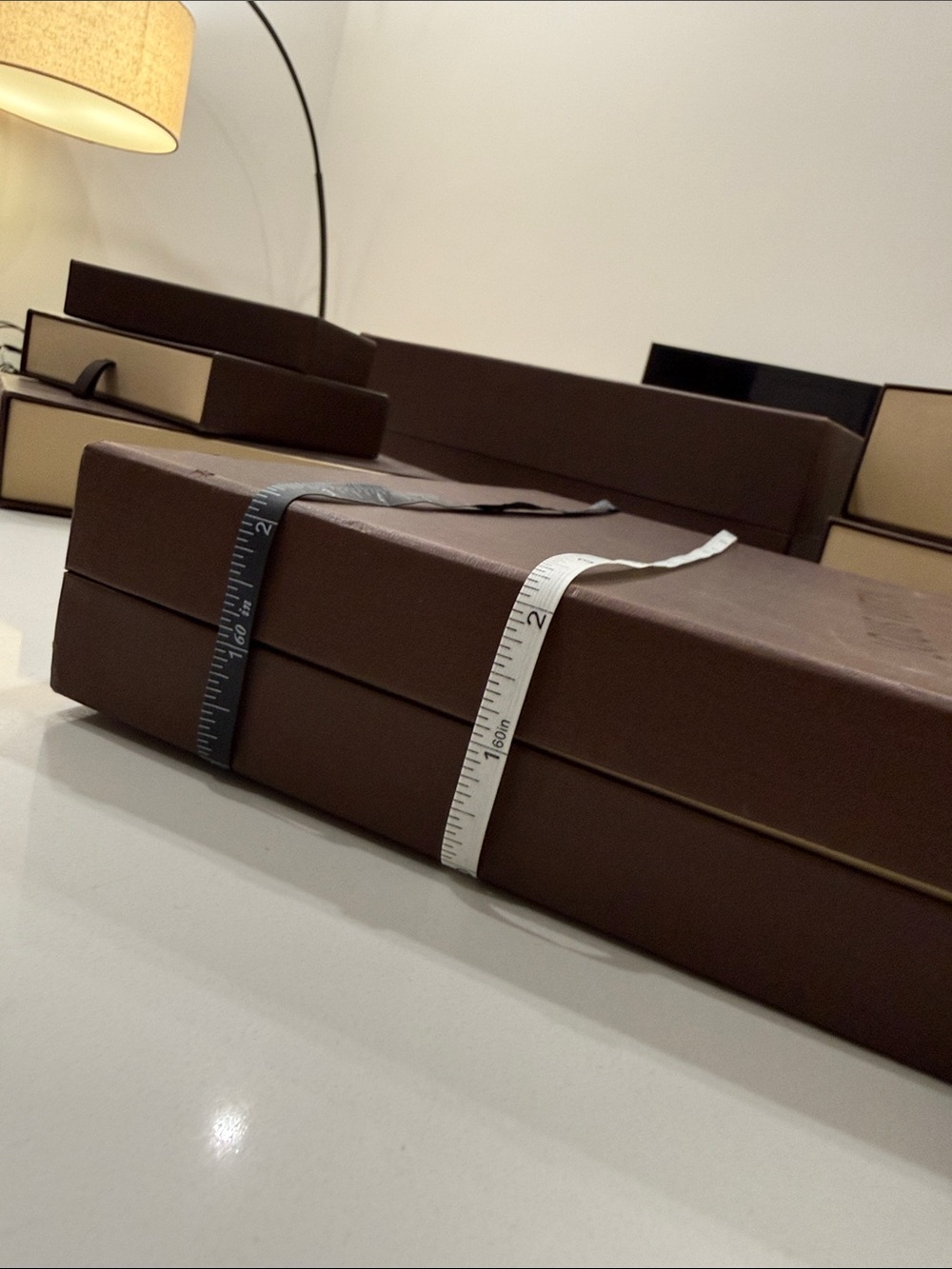 Vintage Louis Vuitton Brown Medium Box - Authentic - Picture 6 of 6